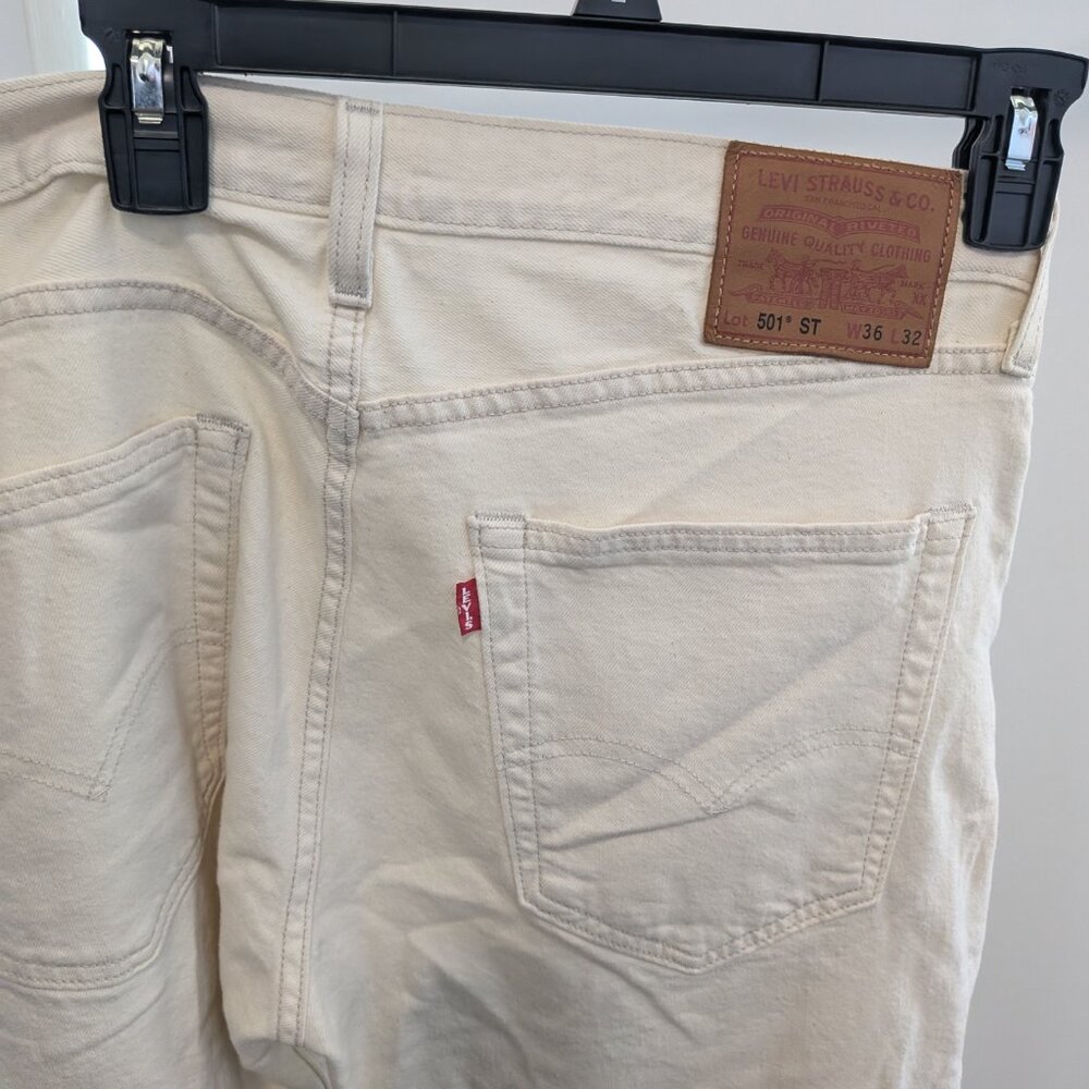 Levis Beige 568 Loose Straight Men's Jeans 30 x 30
